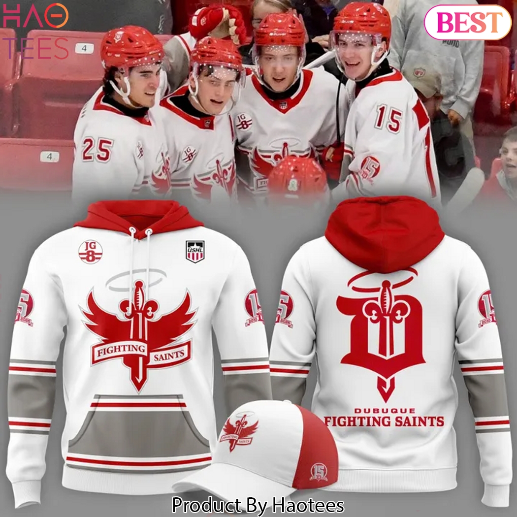 Dubuque Fighting Saints Hockey 2025 Hoodie Dubuque Fighting Saints Hockey 2025 Hoodie
