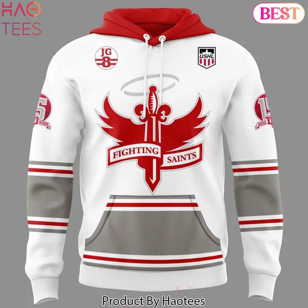Dubuque Fighting Saints Hockey 2025 Hoodie Dubuque Fighting Saints Hockey 2025 Hoodie