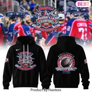 Evansville Thunderbolts 2025 SPHL Champions Leacy Design Hoodie
