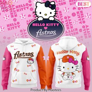 Houston Astros Love Hello Kitty 2025 Design Hoodie