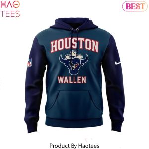 Houston Texans x Morgan Wallen Live In Houston NRG Stadium 2025 Design Hoodie