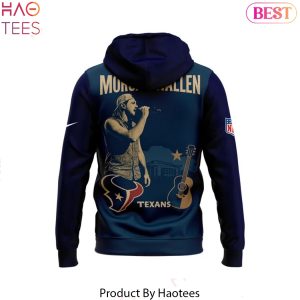 Houston Texans x Morgan Wallen Live In Houston NRG Stadium Design Hoodie