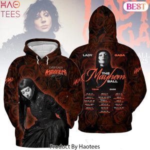 Lady Gaga The Mayhem Ball 2025 Tour Design Hoodie