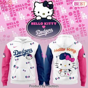 Los Angeles Dodgers Love Hello Kitty Design Hoodie