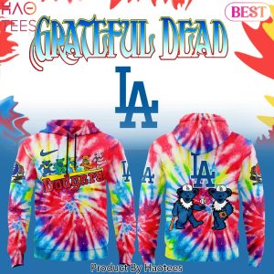 Los Angeles Dodgers x Grateful Dead Night Design Hoodie
