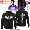 LSU Tigers Jesus Won Zip Design Hoodie – Black
