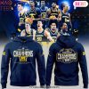 Michigan Wolverines Big Ten Mens Basketball Conference Tournament Champions Design Hoodie