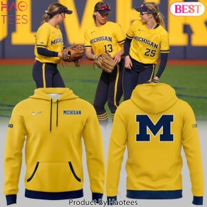 Michigan Wolverines Softball Design Hoodie Michigan Wolverines Softball Design Hoodie