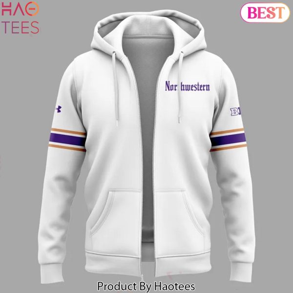 Northwestern Wildcats Uniform 2025 Design Zip Hoodie