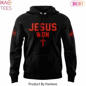 Ohio State Buckeyes JESUS WON Just Here To Give God Glory Design Hoodie