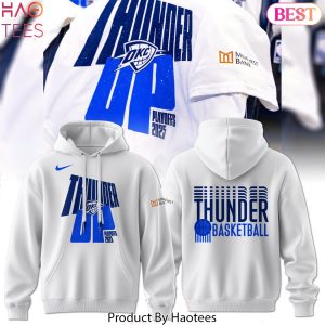 Oklahoma City Thunder 2025 Playoffs Design Up Hoodie
