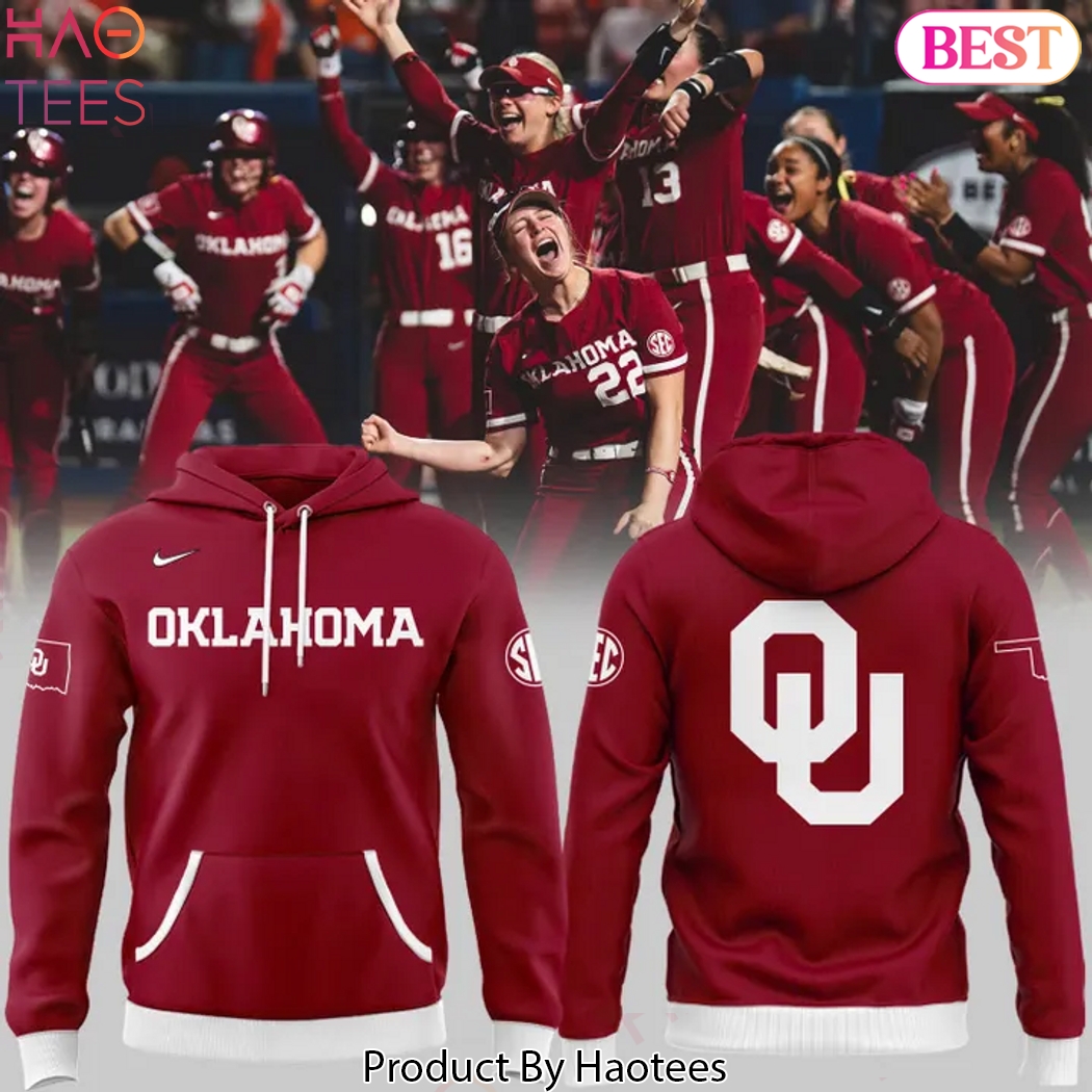 Oklahoma Sooners Softball 2025 Design Hoodie - Red Oklahoma Sooners Softball 2025 Design Hoodie - Red