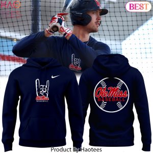 Ole Miss Rebels Baseball 2025 Design Hoodie