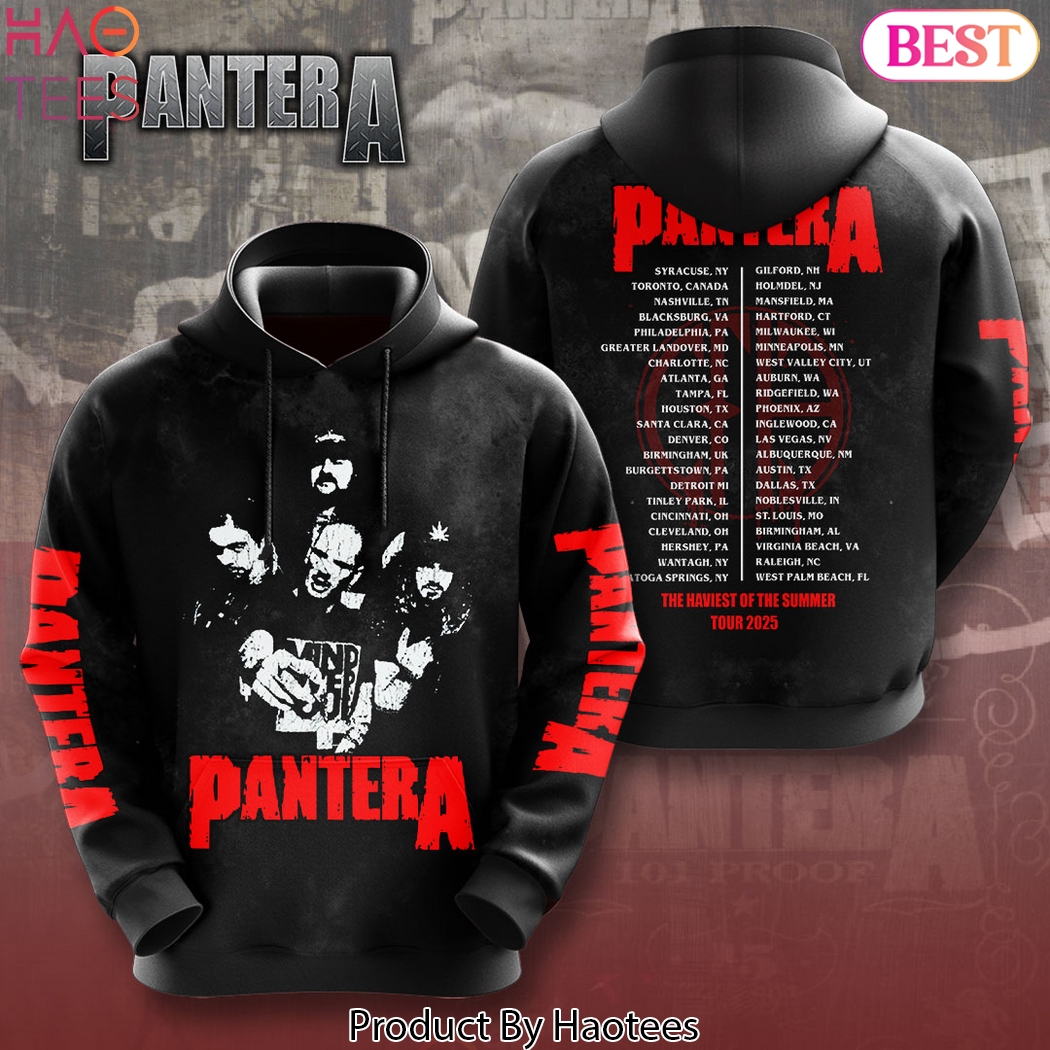 Pantera The Haviest Of The Summer Tour 2025 Design Hoodie Pantera The Haviest Of The Summer Tour 2025 Design Hoodie