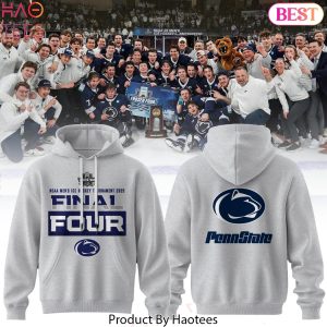 Penn State Nittany Lions Mens Ice Hockey Tournament 2025 Final Four Design Hoodie – Grey