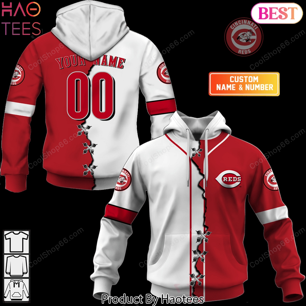 Personalized Cincinnati Reds MLB Design Hoodie Personalized Cincinnati Reds MLB Design Hoodie
