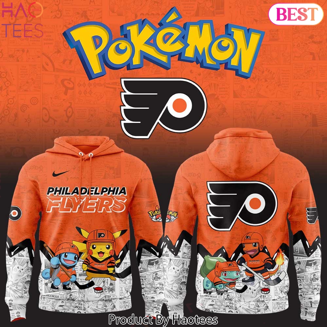 Philadelphia Flyers x 2025 Po kemon Go Design Hoodie Philadelphia Flyers x 2025 Po kemon Go Design Hoodie