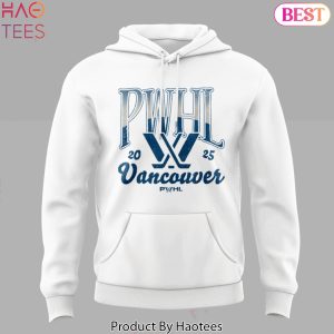 PWHL Vancouver 2025 Professional Women Hockey League Design Hoodie – White