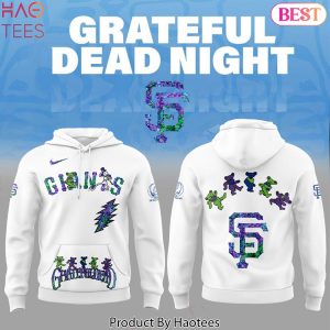 San Francisco Giants Grateful Dead Design Hoodie – White
