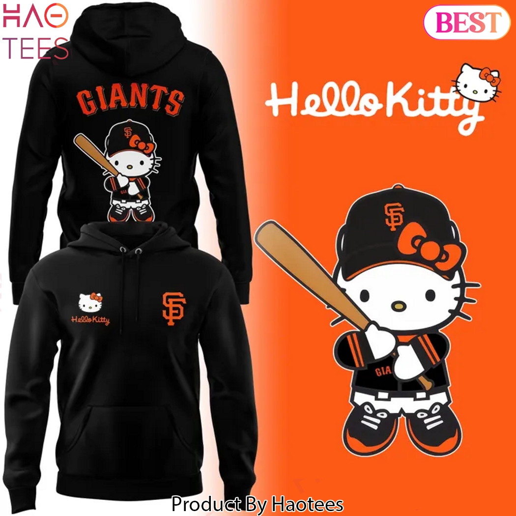 San Francisco Giants x Hello Kitty 2025 Design Hoodie - Black San Francisco Giants x Hello Kitty 2025 Design Hoodie - Black