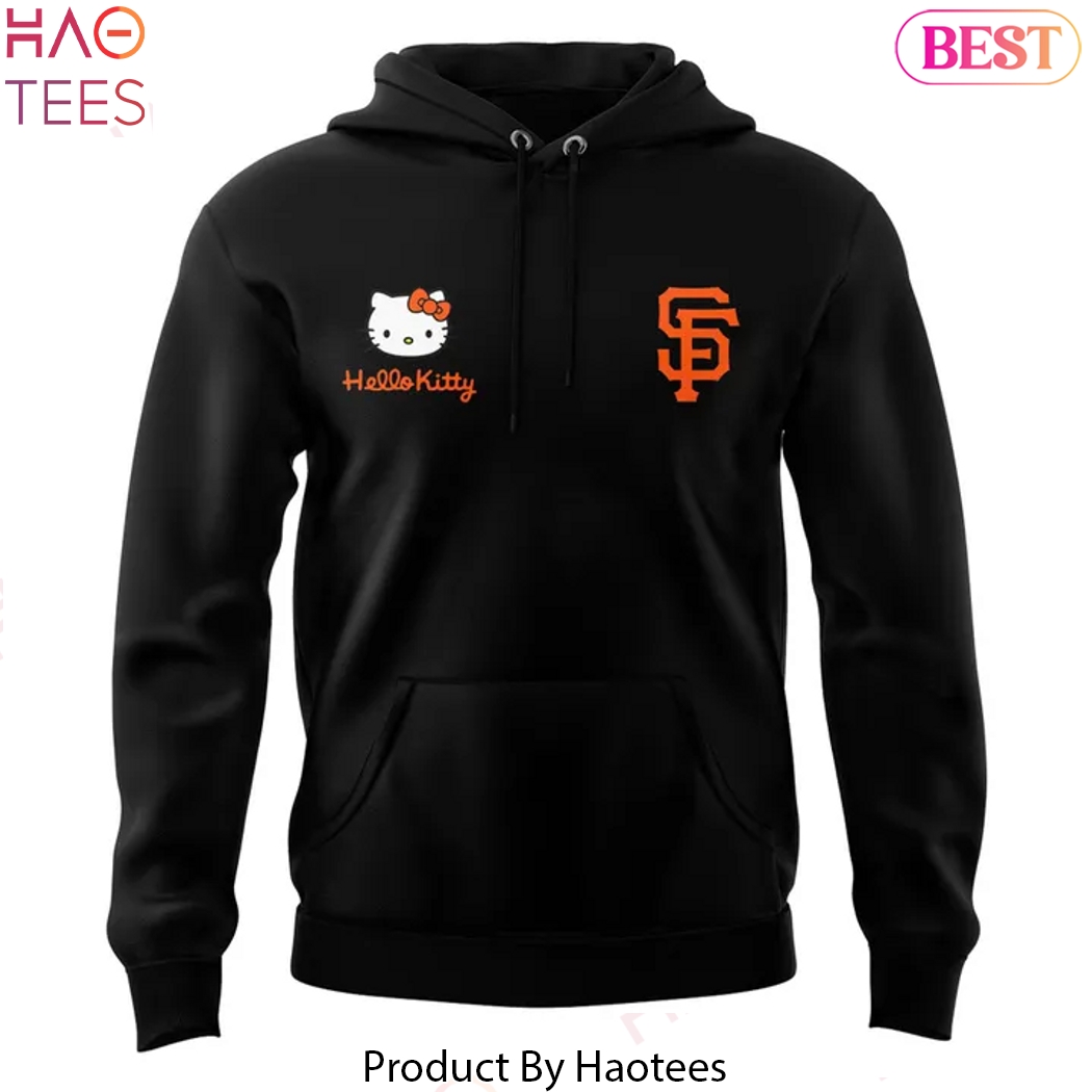 San Francisco Giants x Hello Kitty 2025 Design Hoodie - Black San Francisco Giants x Hello Kitty 2025 Design Hoodie - Black