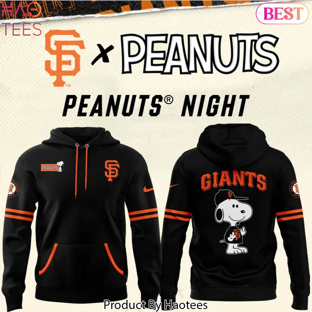 San Francisco Giants x Peanuts Snoopy Night 2025 Design Hoodie San Francisco Giants x Peanuts Snoopy Night 2025 Design Hoodie