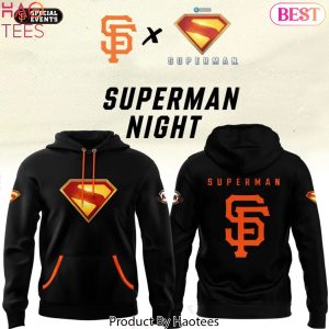 San Francisco Giants x Superman Night 2025 Design Hoodie