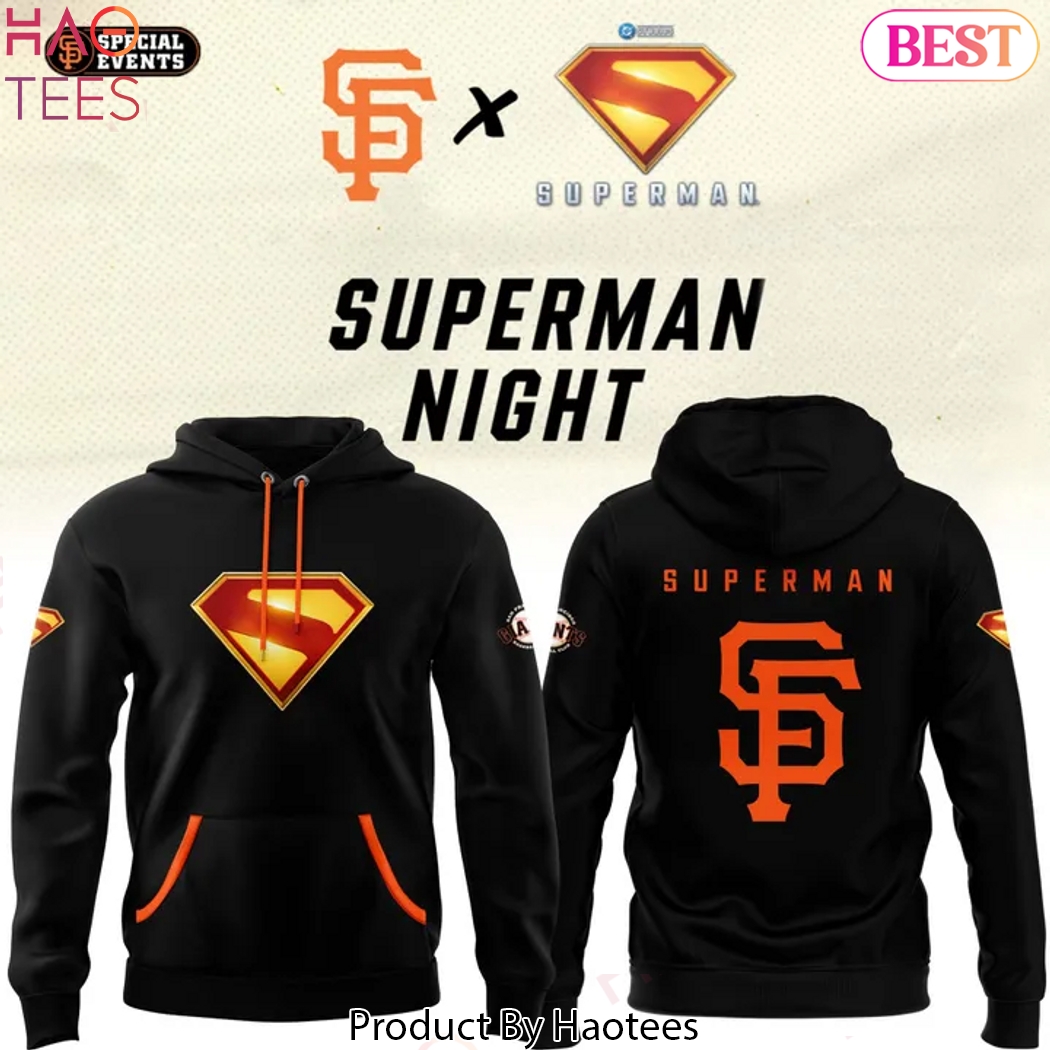 San Francisco Giants x Superman Night 2025 Design Hoodie San Francisco Giants x Superman Night 2025 Design Hoodie