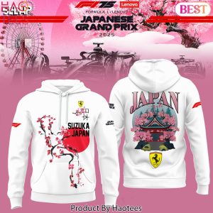 Scuderia Ferr ari Japan Cherry Blossom Design Hoodie
