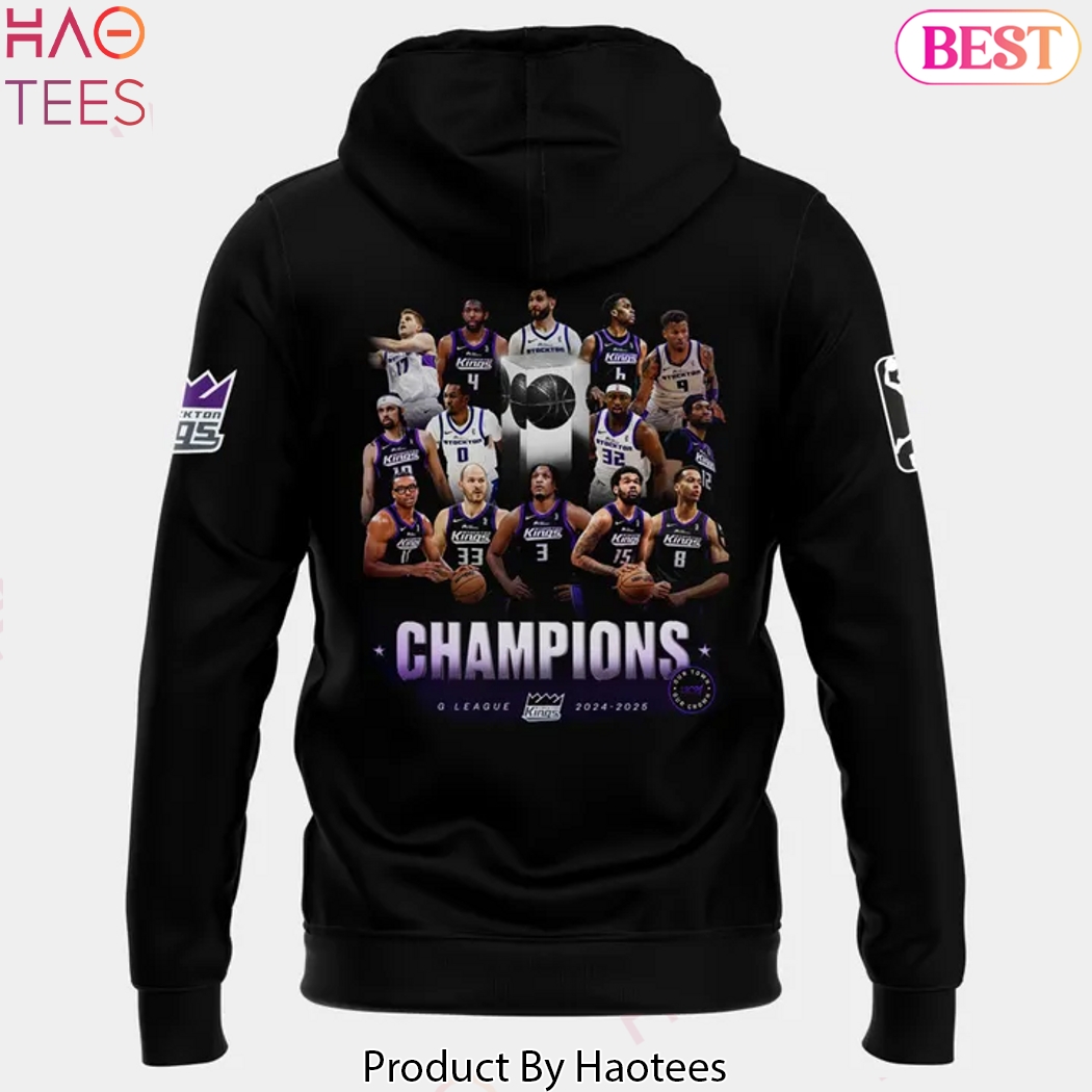 Stockton Kings NBA League Champions Design Hoodie Stockton Kings NBA League Champions Design Hoodie