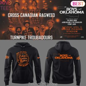 The Boys From Oklahoma Cross Canadian Ragweed 2025 Design Hoodie – Black