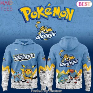 Toledo Walleye x Po Kemon Go 2025 Design Hoodie