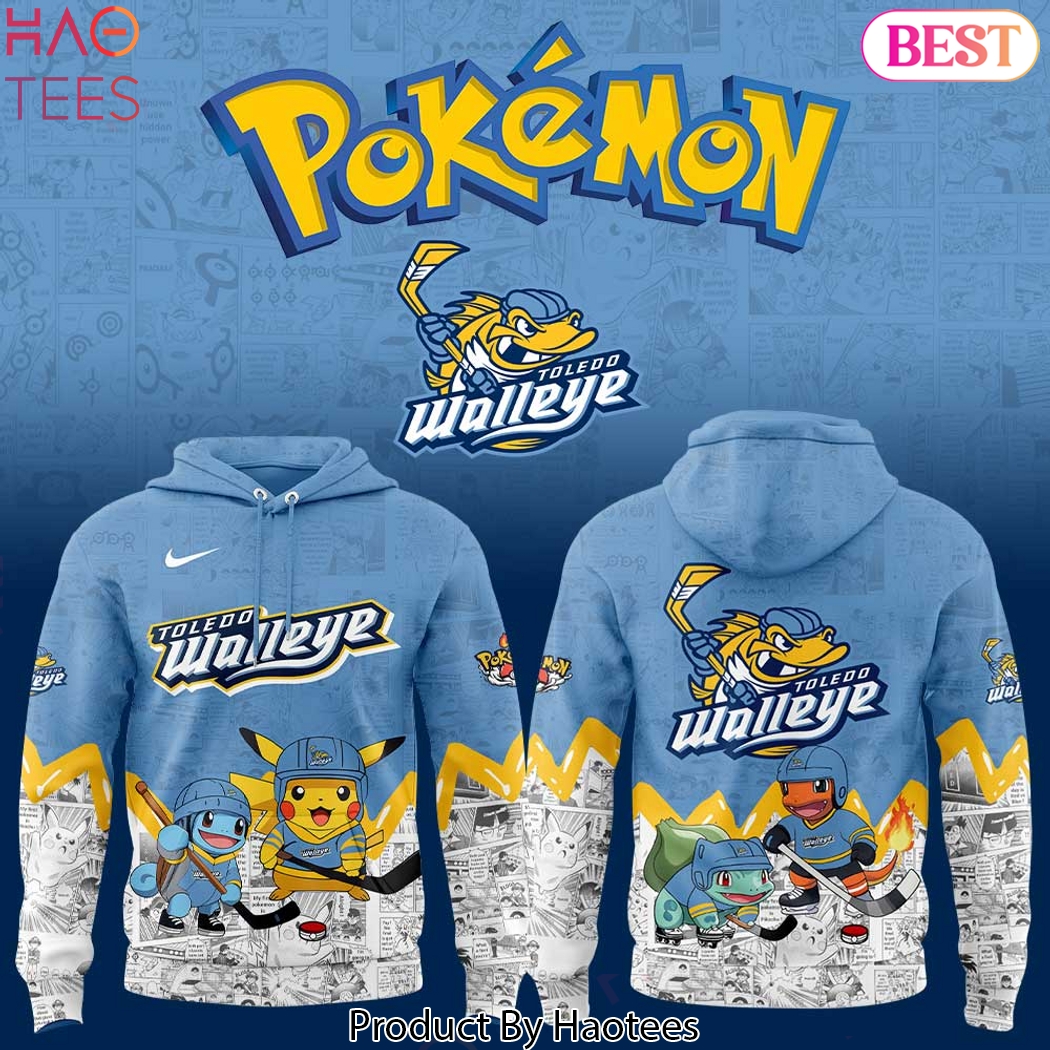 Toledo Walleye x Po Kemon Go 2025 Design Hoodie Toledo Walleye x Po Kemon Go 2025 Design Hoodie