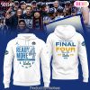 UCLA Bruins 2025 NCAA Womens Basketball Ready More 4 Final Four Regional Champions Design Hoodie – White