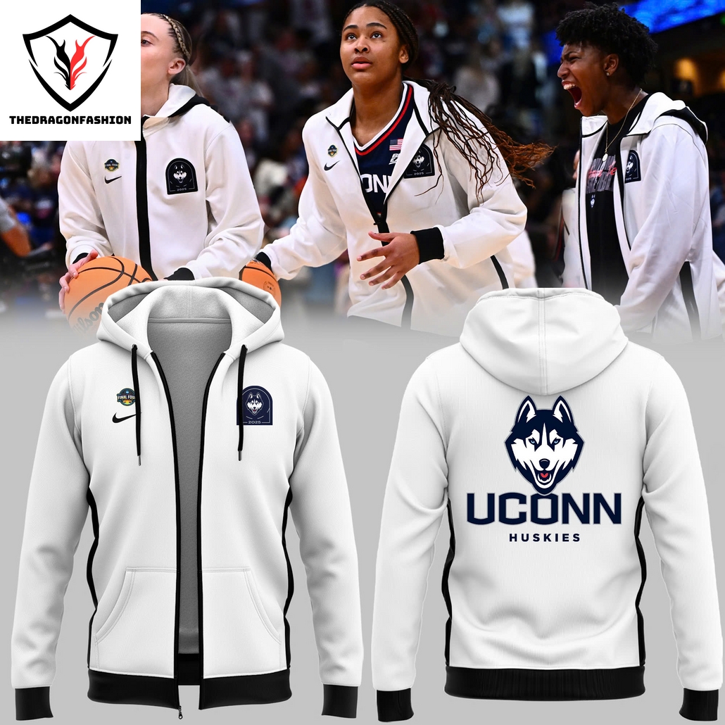 UConn Huskies Women Basketball 2025 Zip Hoodie UConn Huskies Women Basketball 2025 Zip Hoodie