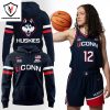 UConn Huskies Women Basketball Be The Change Big East Hoodie – White