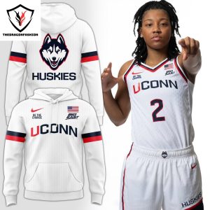 UConn Huskies Women Basketball Be The Change Hoodie – White