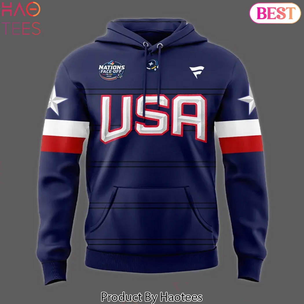 USA Hockey 2025 Blue Design Hoodie USA Hockey 2025 Blue Design Hoodie