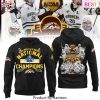 Western Michigan Broncos 2025 NCAA Frozen Four Mens Ice Hockey National Champions Design Hoodie – Gold Western Michigan Broncos 2025 NCAA Frozen Four Mens Ice Hockey National Champions Design Hoodie – Gold