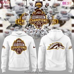 Western Michigan Broncos NCAA Mens Ice Hockey National Champions Design Hoodie