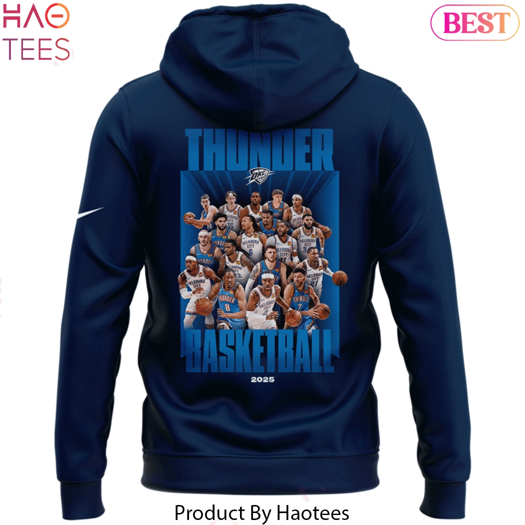 2024-2025 Oklahoma City Thunders Western Conference Champs Finals Design Hoodie 2024-2025 Oklahoma City Thunders Western Conference Champs Finals Design Hoodie