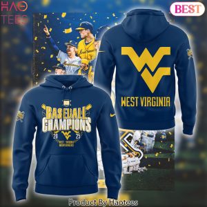Baseball Champions 2025 West Virginia Mountaineers Design Hoodie