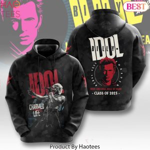 Billy Idol Rock And Roll Hall Of Fame Class Of 2025 Design Hoodie
