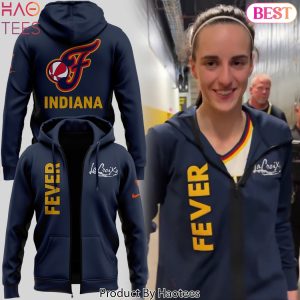 Caitlin Clark Indiana Fever 2025 Design Zip Hoodie