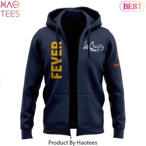 Caitlin Clark Indiana Fever 2025 Design Zip Hoodie – Blue