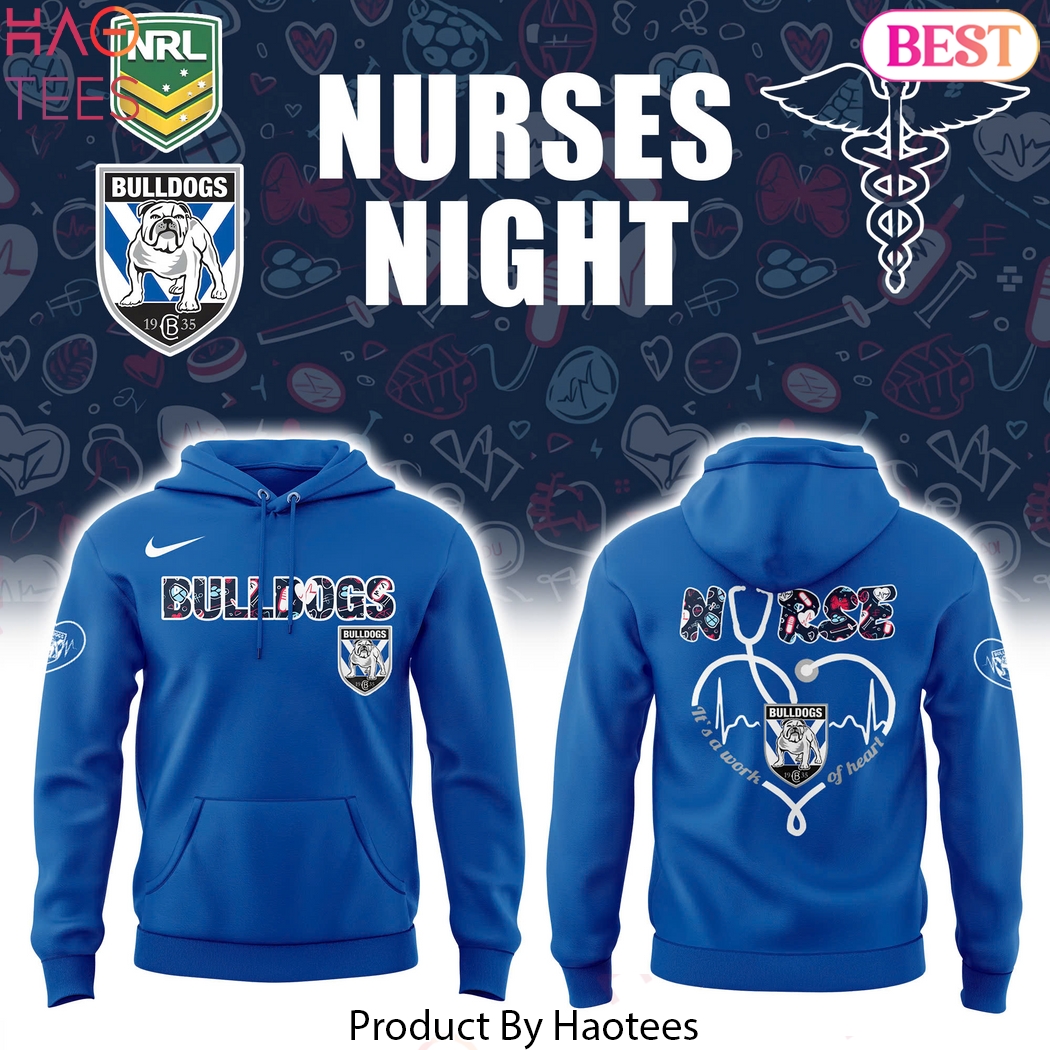 Canterbury-Bankstown Bulldogs Nurses 2025 Design Hoodie Canterbury-Bankstown Bulldogs Nurses 2025 Design Hoodie