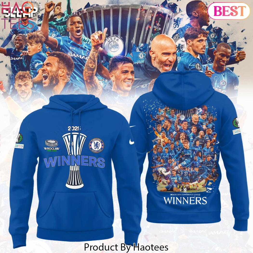 Chelsea F.C UEFA Conference League Winners 2025 Design Hoodie Chelsea F.C UEFA Conference League Winners 2025 Design Hoodie