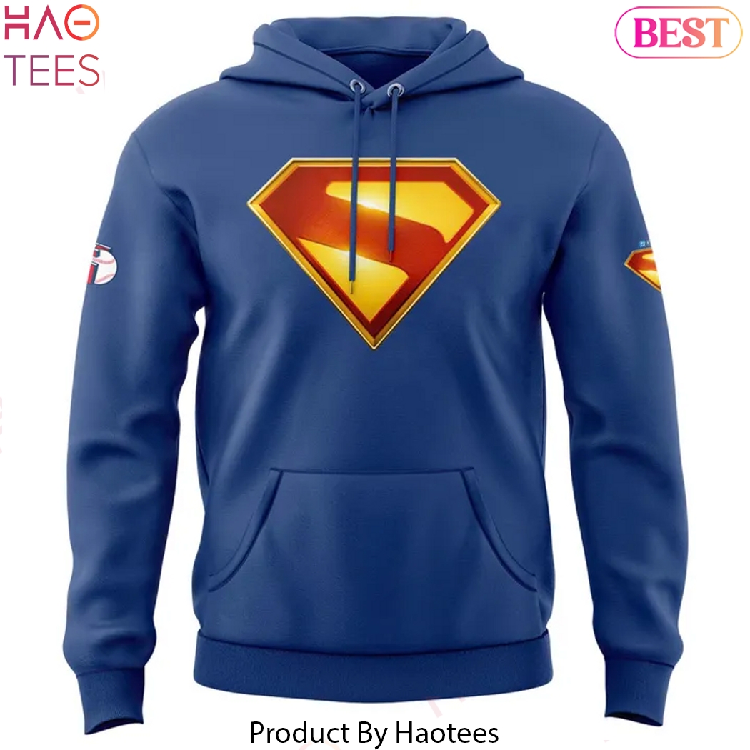 Cleveland Guardians x Superman Blue Design Hoodie Cleveland Guardians x Superman Blue Design Hoodie