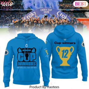 Club Brugge KV 2025 Cup Winners Design Hoodie – Blue