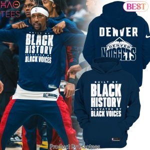 Denver Nuggets Basketbal Black History Elevated By Black Voices Design Hoodie